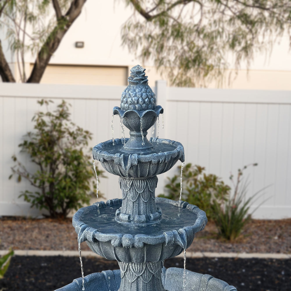 Willow Cascade — 58.3" 3-Tier Leaf Fountain