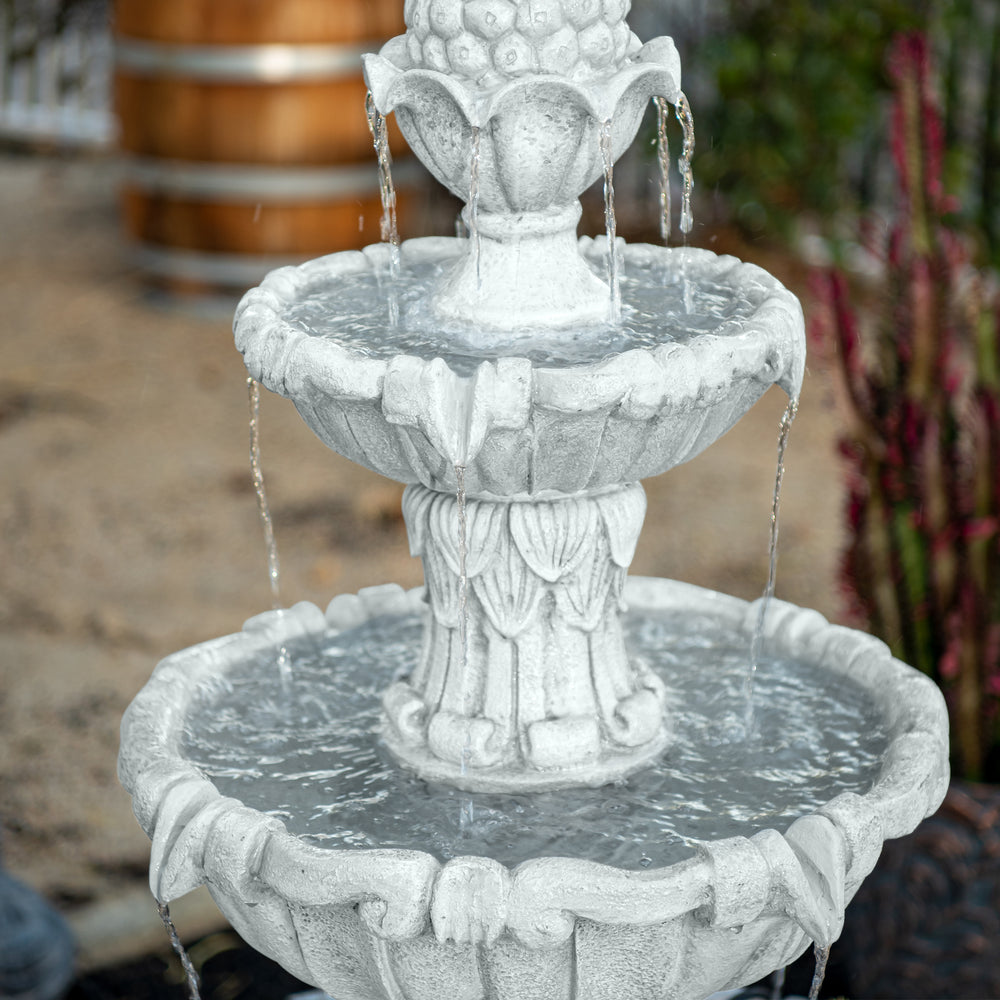 Willow Cascade — 58.3" 3-Tier Leaf Fountain