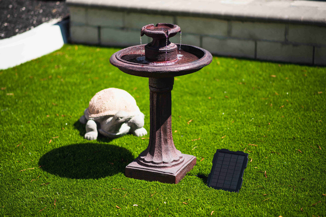 Save on Water Bills with Solar Fountains