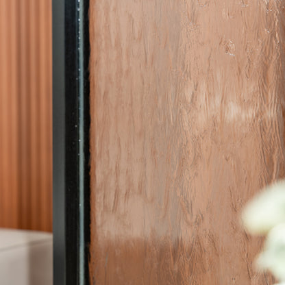 68" Aluminum Steel Clear Glass Fountain