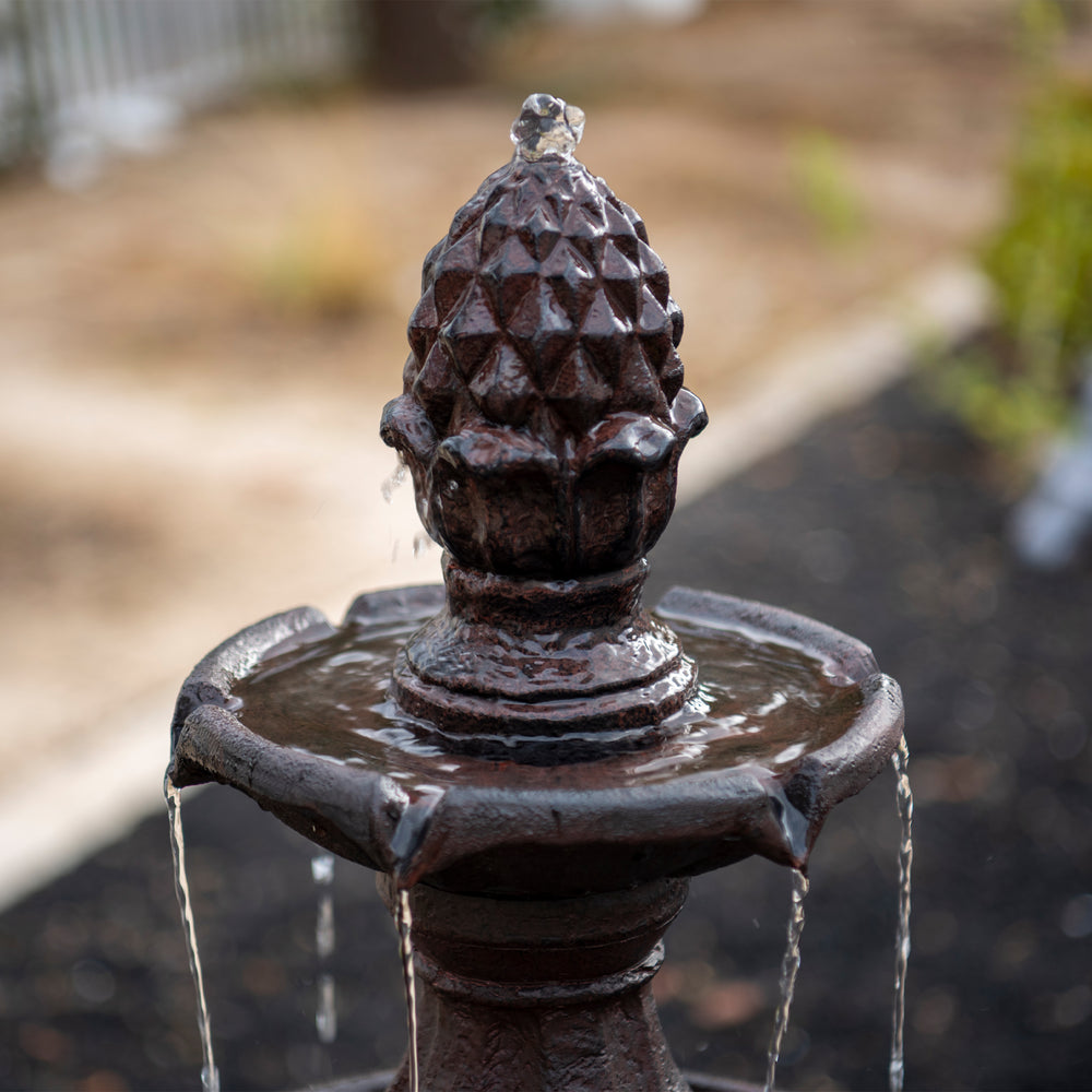 Golden Crown — 51" 3-Tier Pineapple Fountain