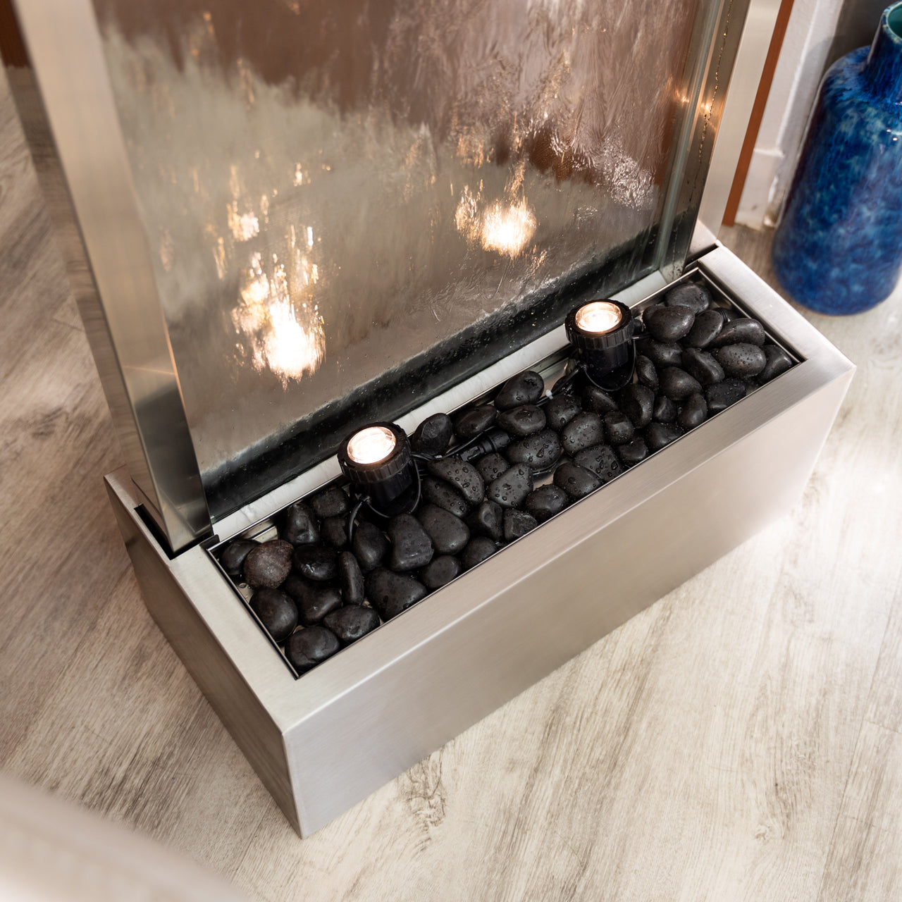 68" Stainless Steel Mirror Fountain
