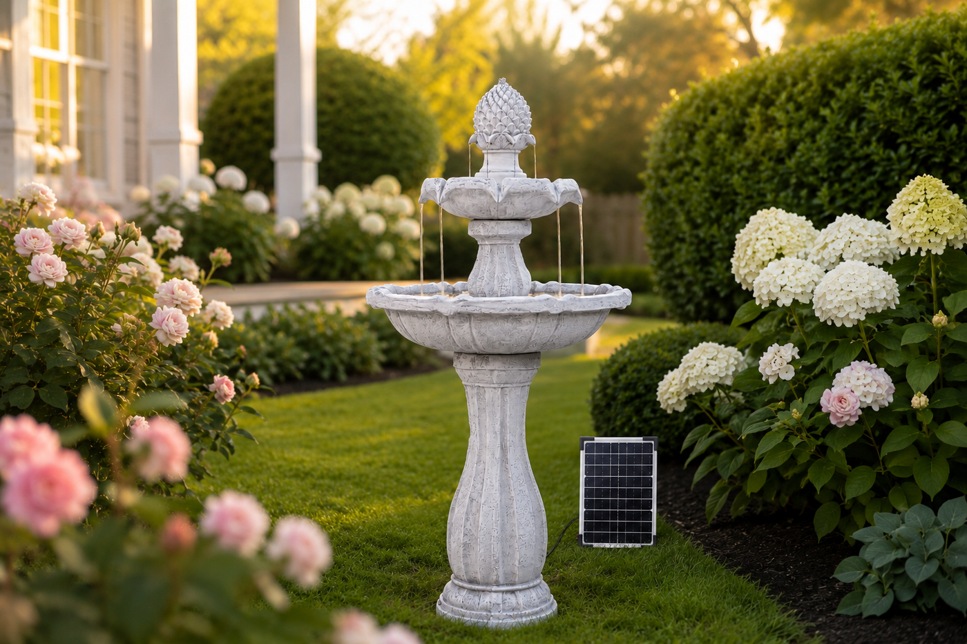 Sol Fountain lifestyle